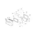 LG LDG4315ST/00 lower door parts diagram