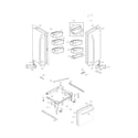 Kenmore Elite 79574013411 door parts diagram