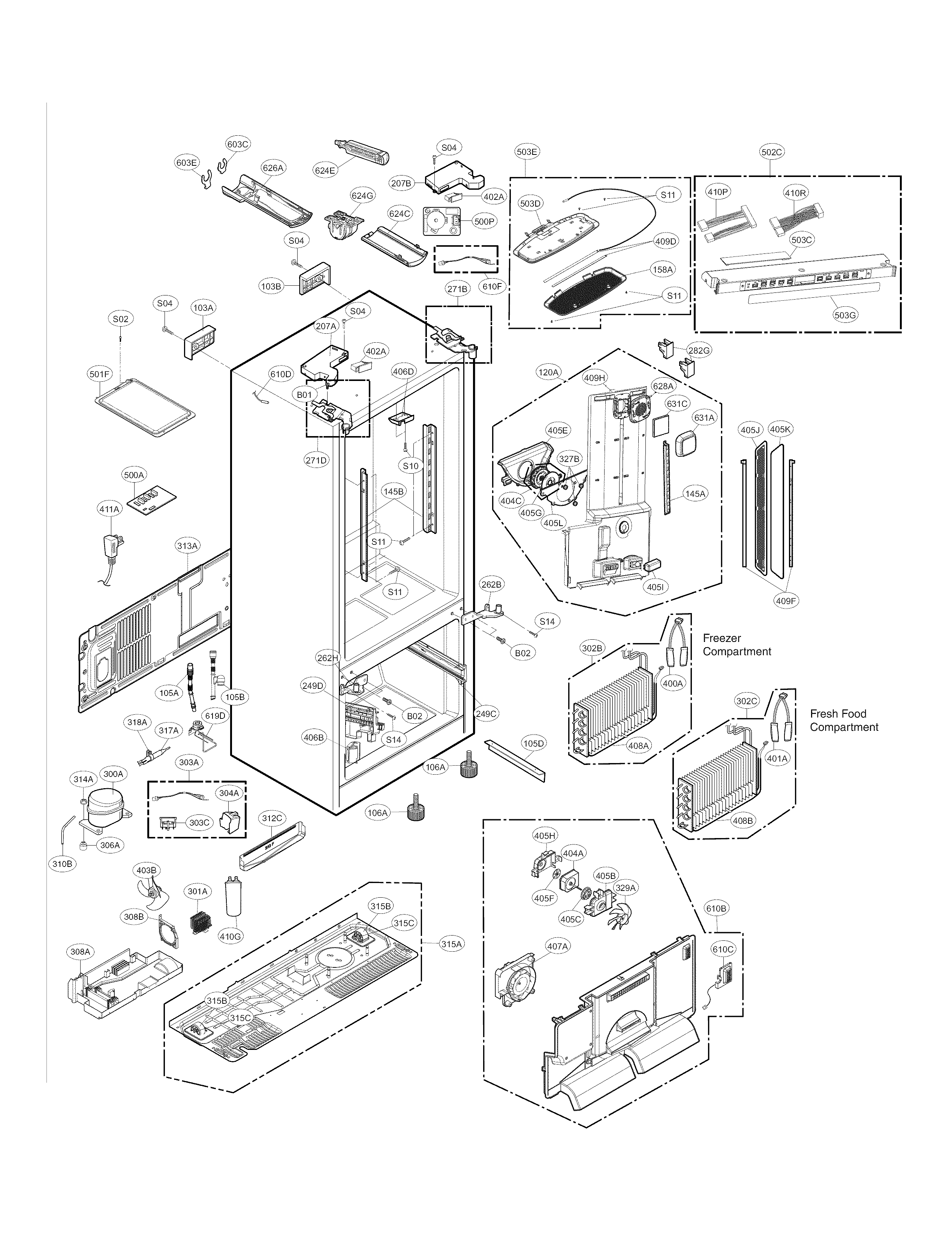 Kenmore Elite Refrigerator Parts Diagram Reviewmotors.co