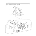 LG DLGY1702V cabinet and door parts diagram