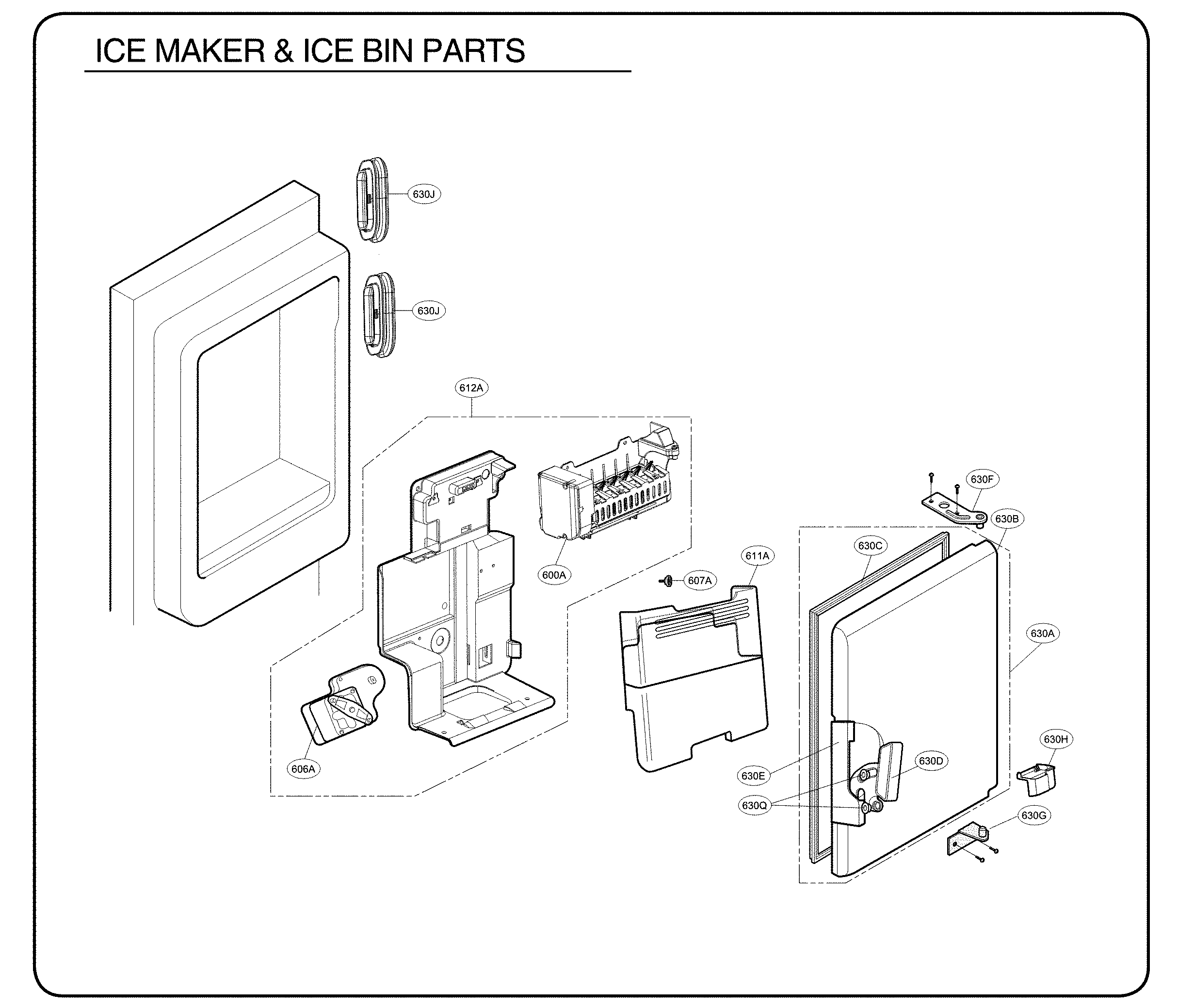 Official Kenmore Elite 79573157610 Refrigerator Parts | Sears PartsDirect