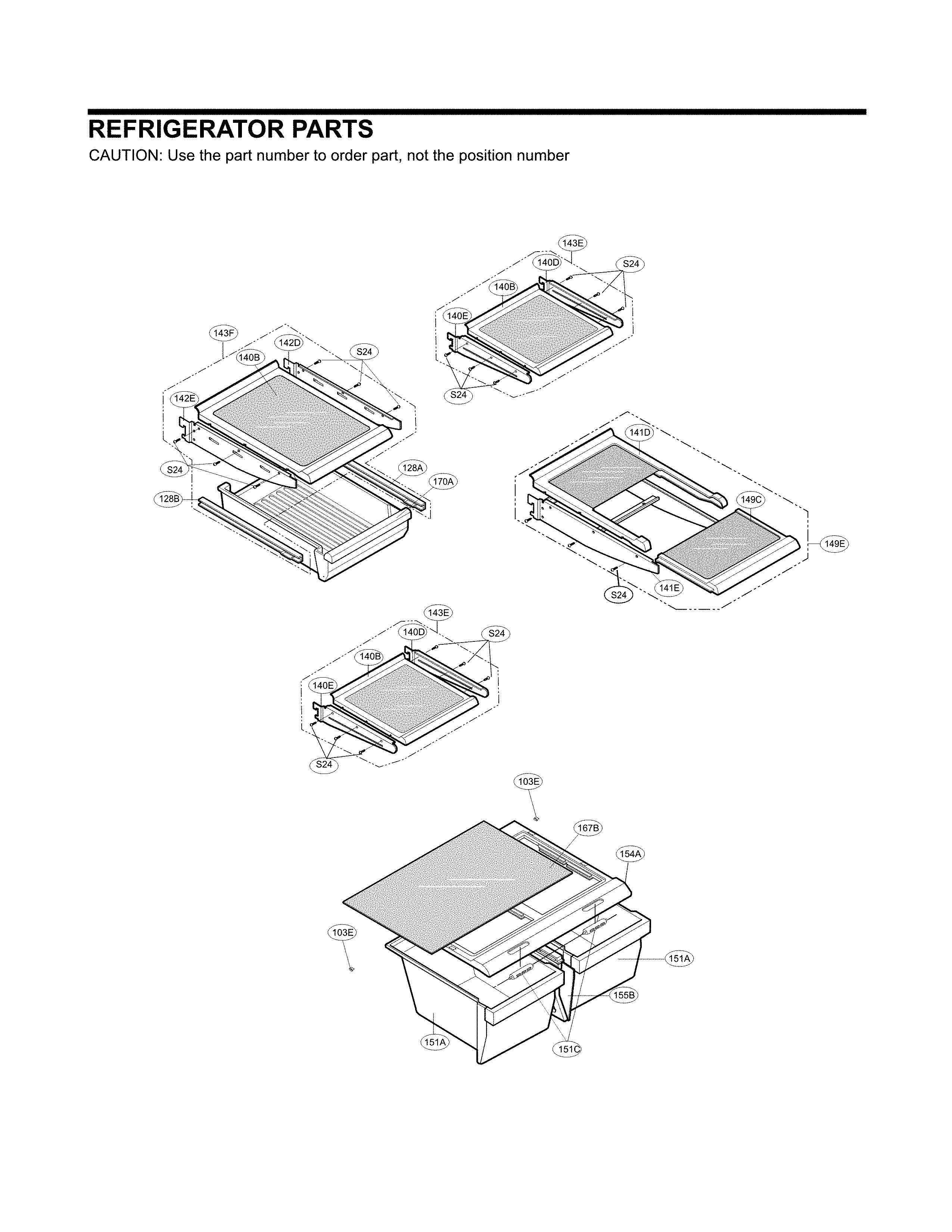 Kenmore 79579309901 refrigerator parts diagram