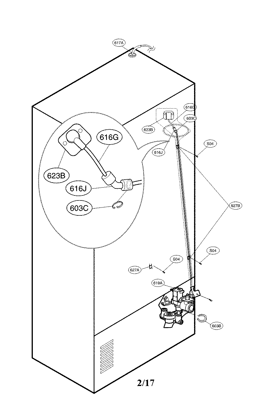 Kenmore Elite 79572483411 valve and water parts diagram