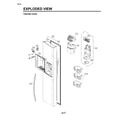 Kenmore 79551833412 freezer door parts diagram