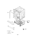 LG LDF5545ST/00 cabinet parts diagram