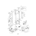 LG LFCS22520S/00 case parts diagram