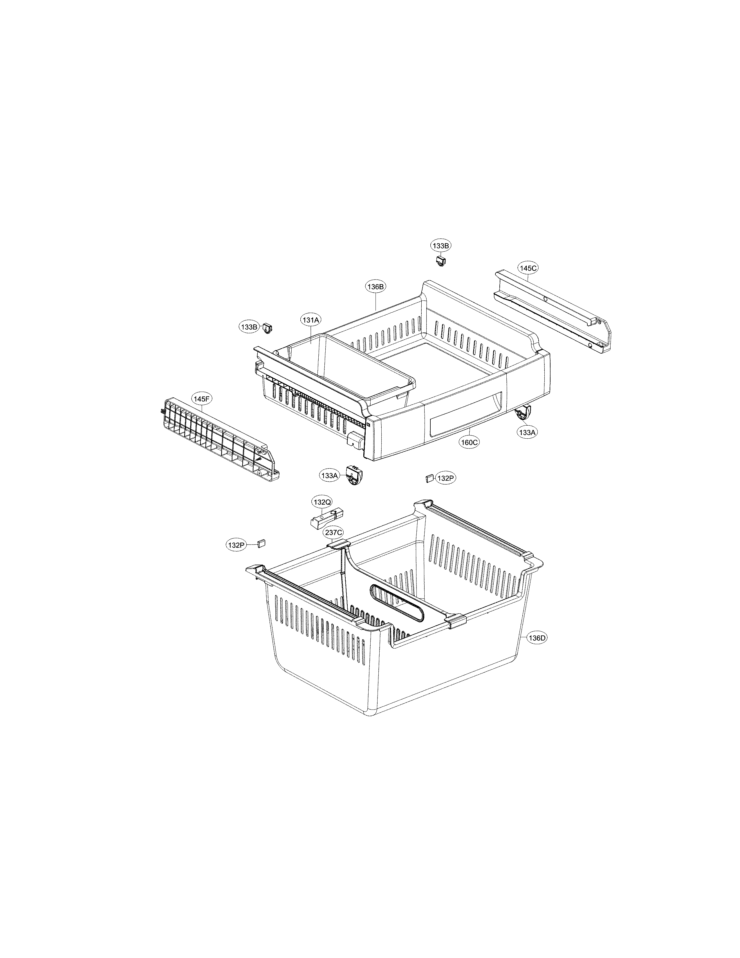 LG LFCS22520S/00 freezer parts diagram
