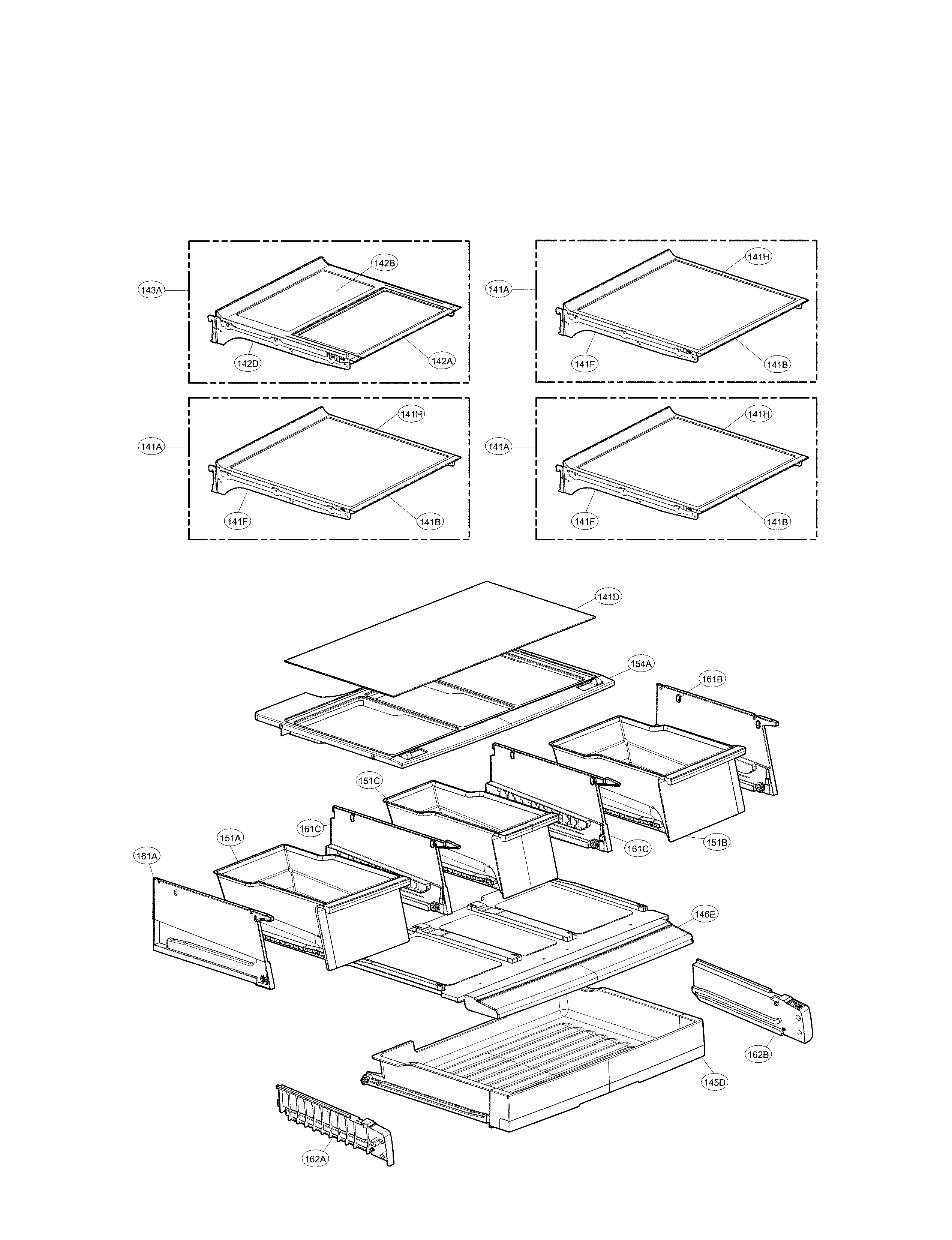 LG LFXS29766S/01 refrigerator parts diagram