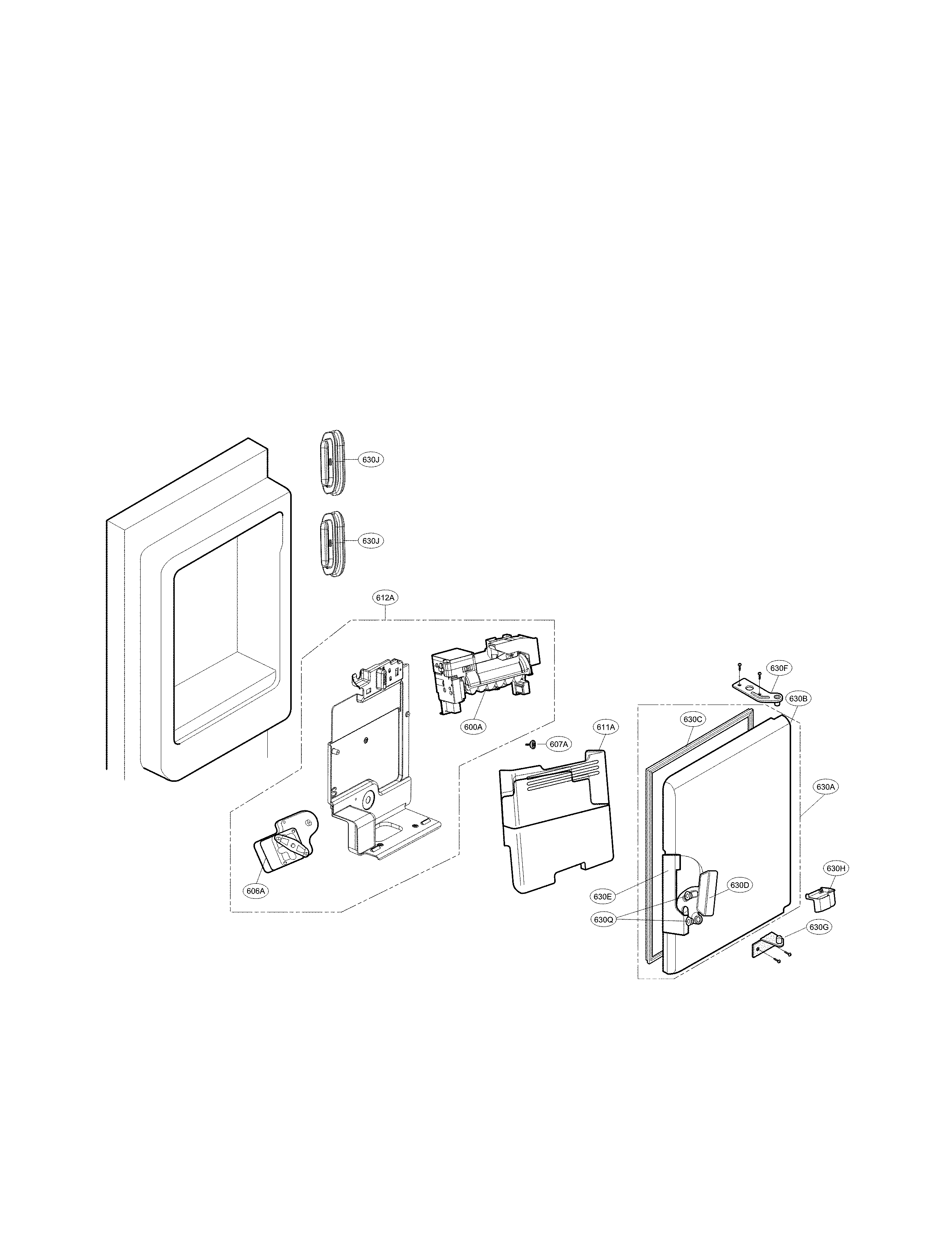 LG LMXS30776S/03 ice maker parts diagram