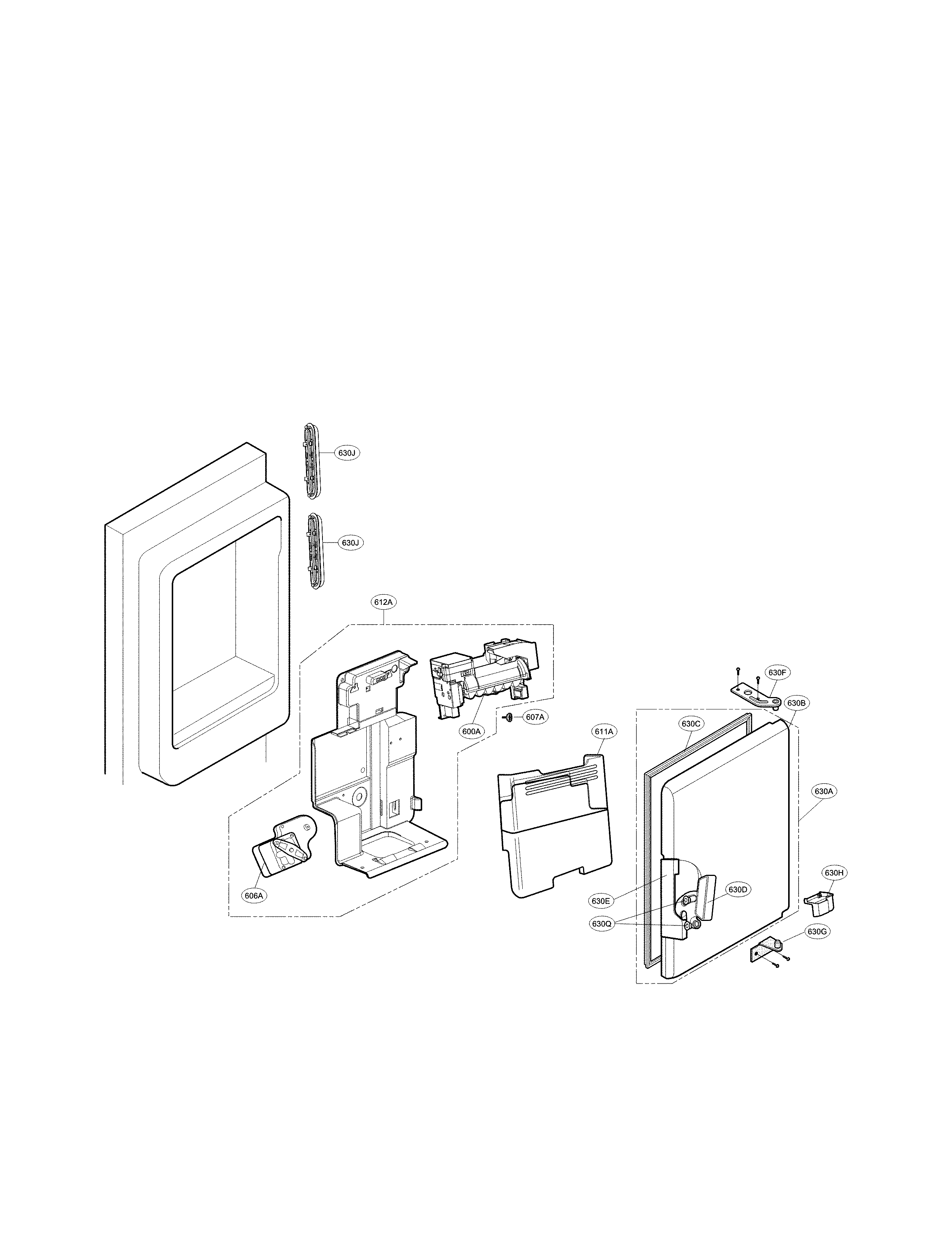 LG LMXS27626S/00 ice maker parts diagram