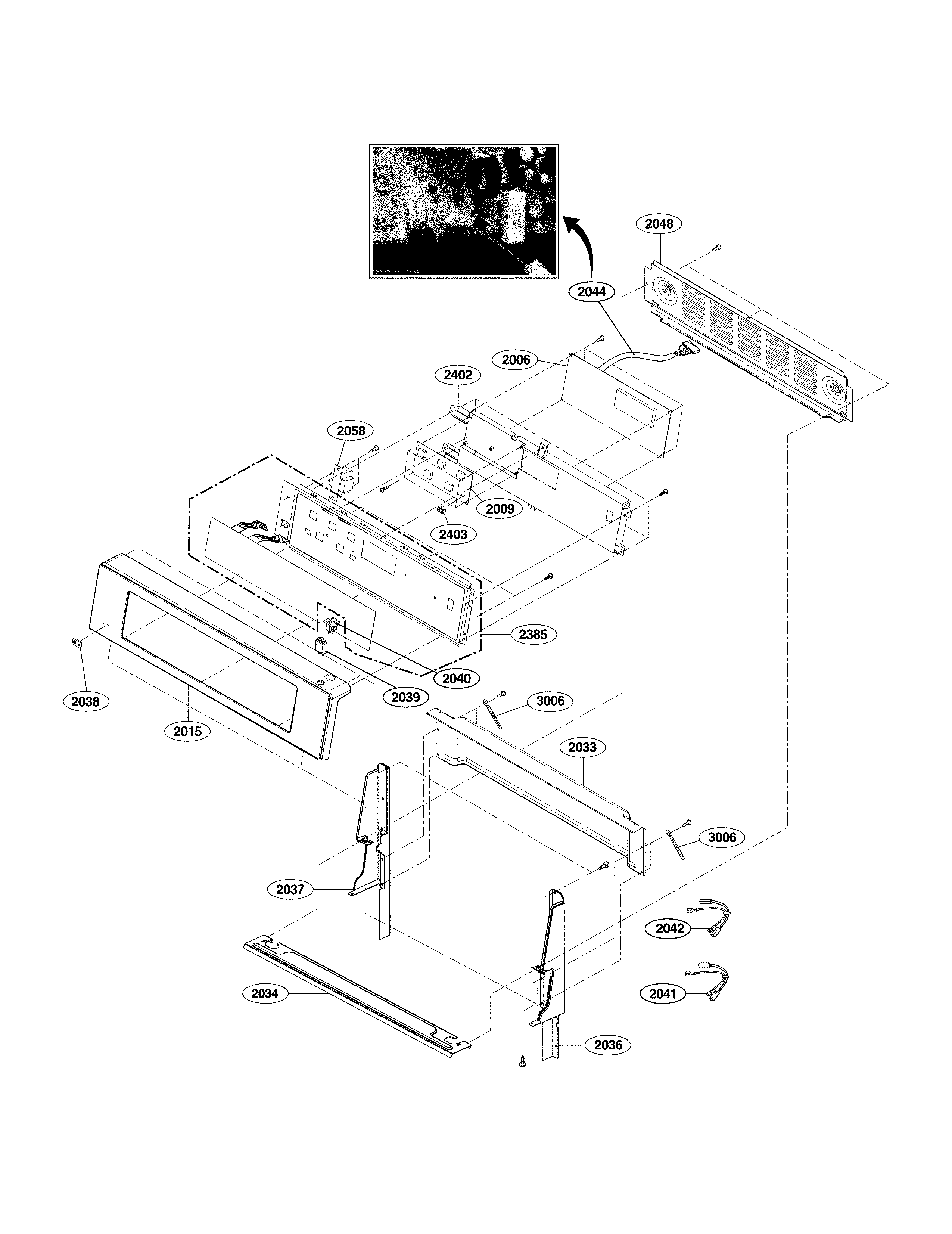 LG LSB5682SS/00 controller parts diagram