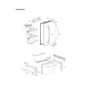LG LDCS24223S/00 door parts diagram