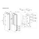 LG LSXS26366S/00 refrigertaor door parts diagram