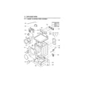 LG WM4270HWA/01 cabinet and control parts diagram