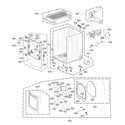 LG DLGX7601WE panel and drawer parts diagram
