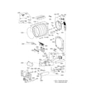 LG DLGX7601WE drum parts diagram