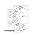 LG DLEX3250R panel and drawer parts diagram