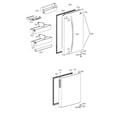 LG LBC24360ST/00 door parts diagram