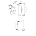 LG LBC24360ST/03 door parts diagram