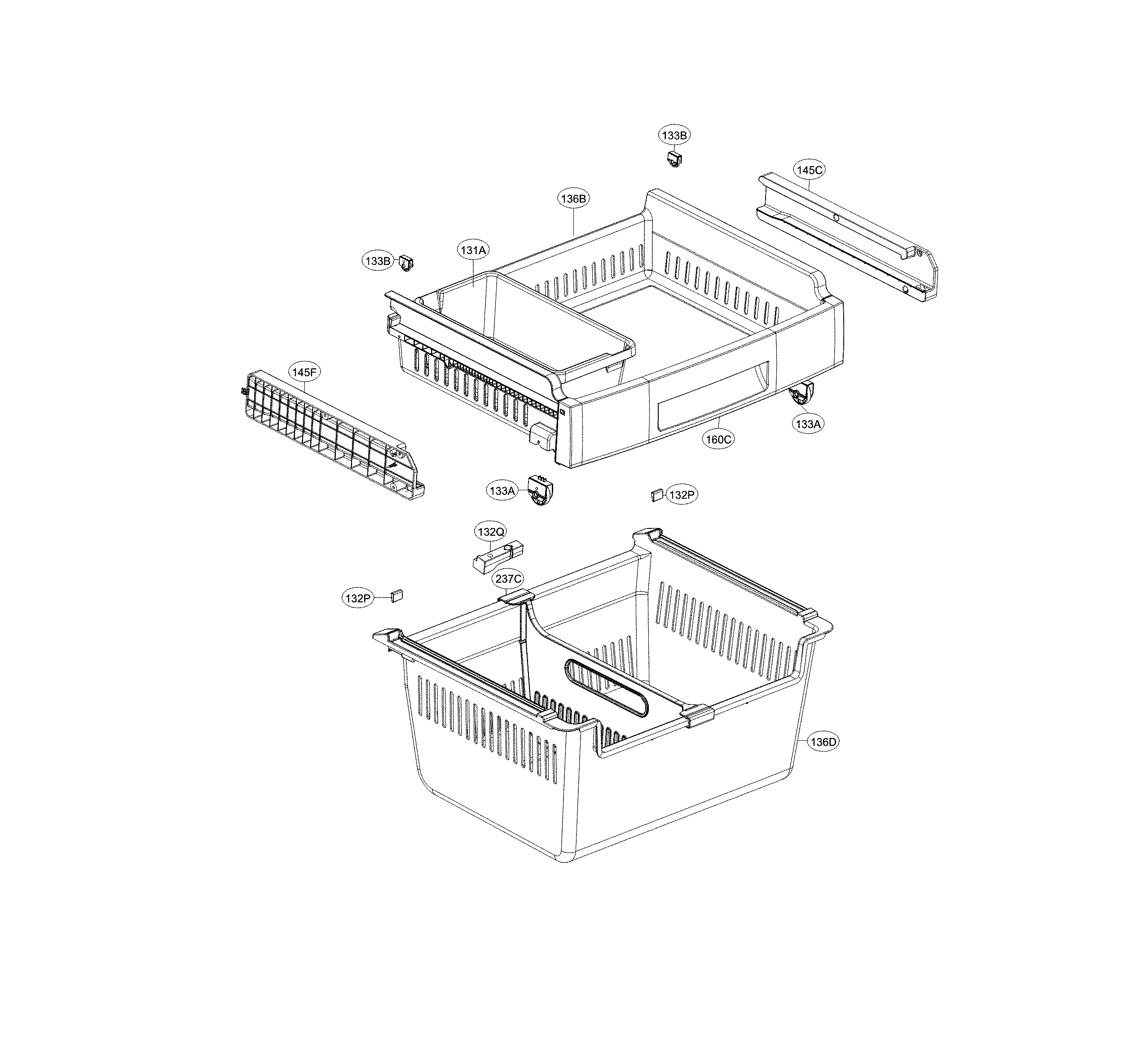 LG LFC24770ST/02 freezer parts diagram