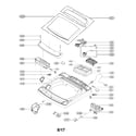 LG WT1801HVA outer case parts diagram