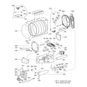 LG DLGY1902KE drum parts diagram