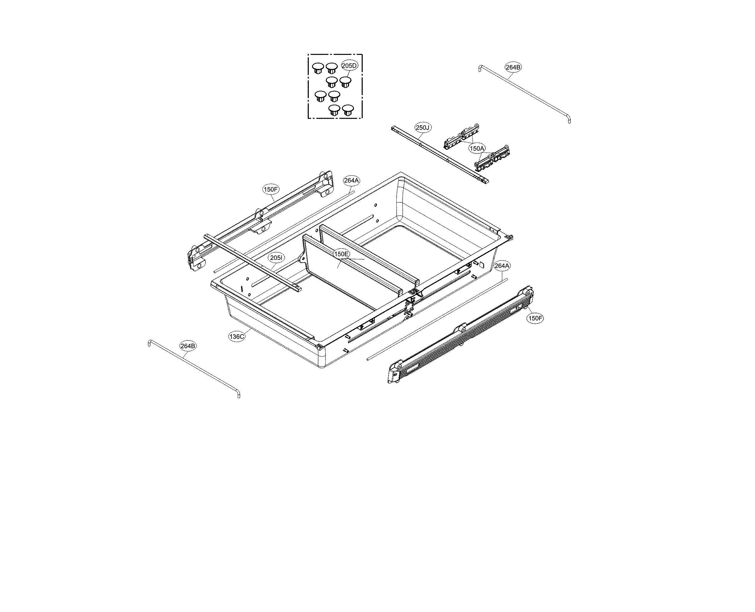LG LMXC23796D/00 customchill parts diagram