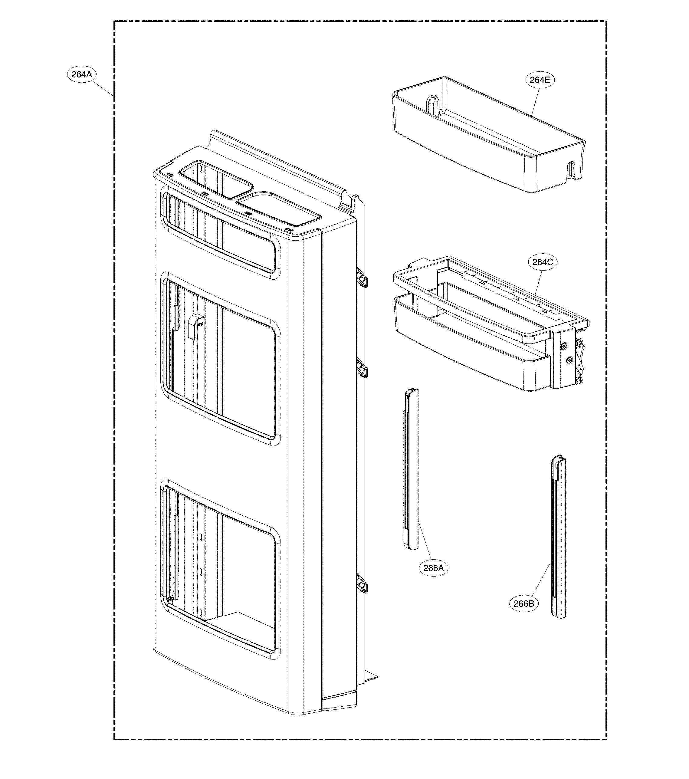 LG LNXS30866D/00 r room home parts diagram
