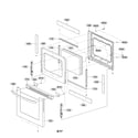 LG LRG3081BD/00 door parts diagram