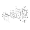 LG LWD3063BD/00 lower door parts diagram