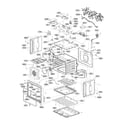 LG LWD3063BD/00 upper cavity parts diagram