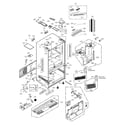 Kenmore Elite 79574092411 case parts diagram