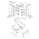 Kenmore Elite 79574092411 door parts diagram