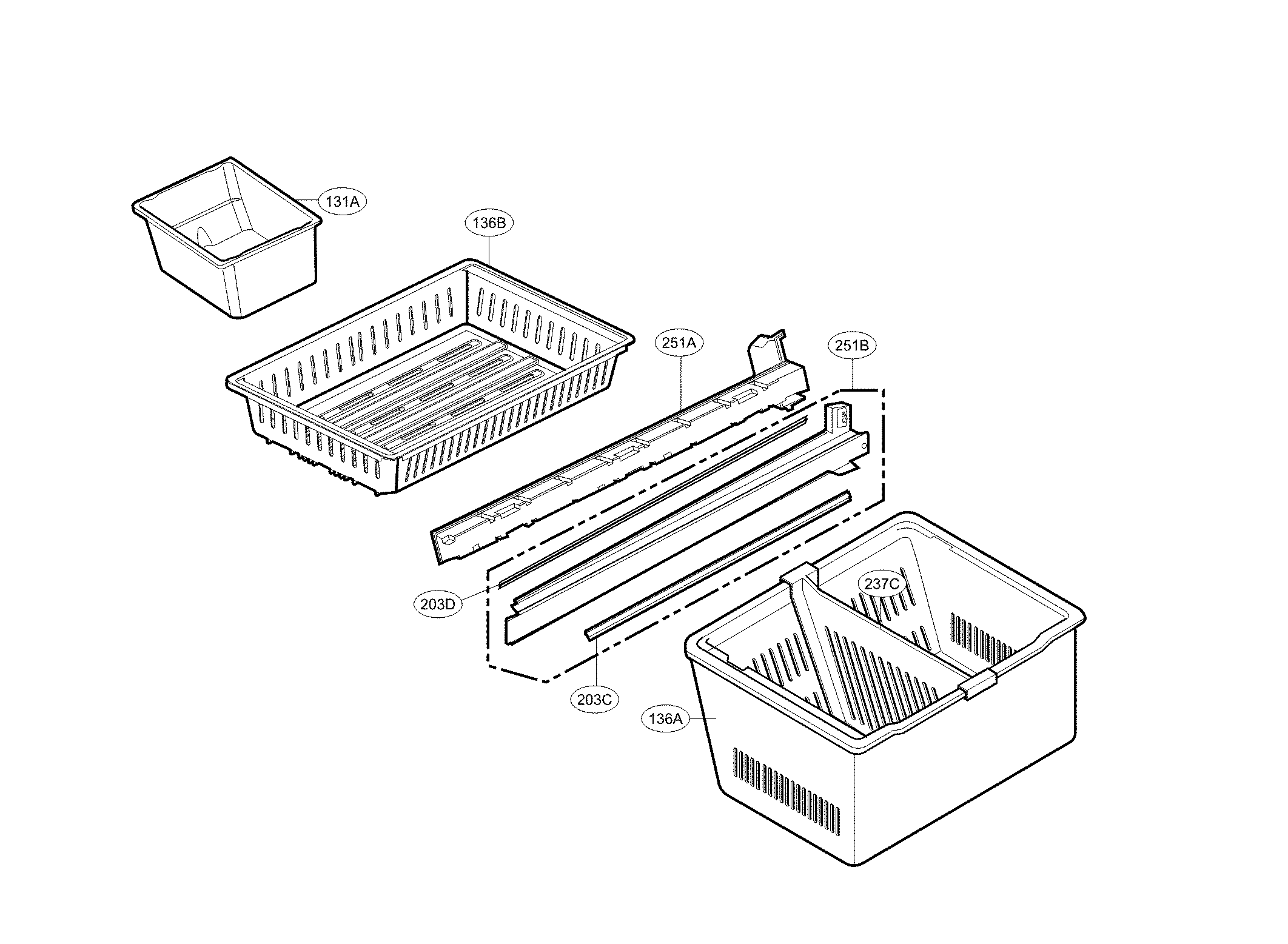 Kenmore 79571092111 freezer parts diagram