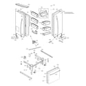 Kenmore 79573113710 door parts diagram