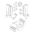 LG LFX25974SB/03 door parts diagram