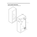 LG LFX25974SB/03 valve and water parts diagram