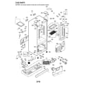 LG LFX25974SW/04 case parts diagram