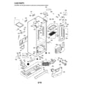 LG LFX25974SW/05 case parts diagram