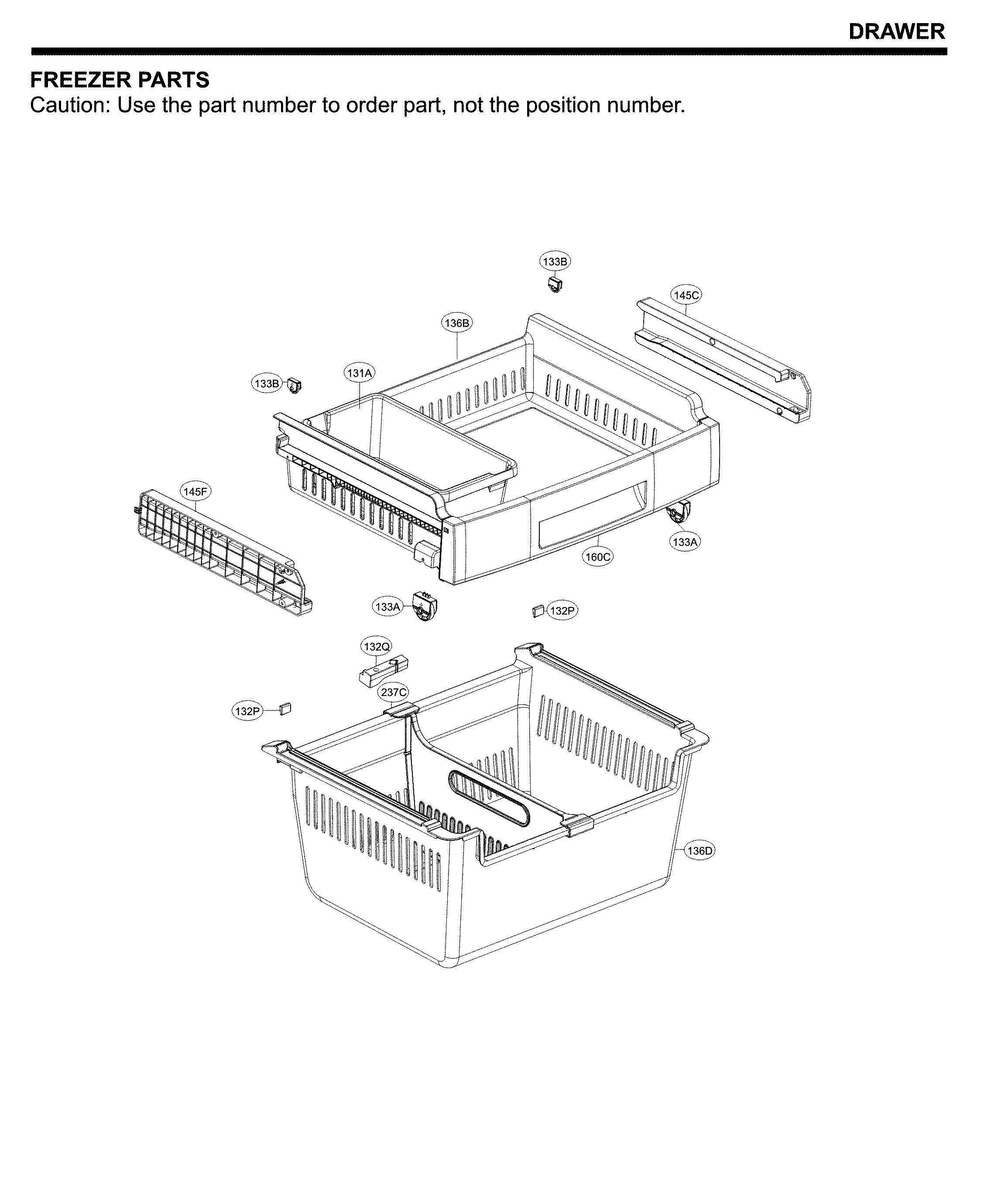 LG LDCS24223B/00 freezer parts diagram