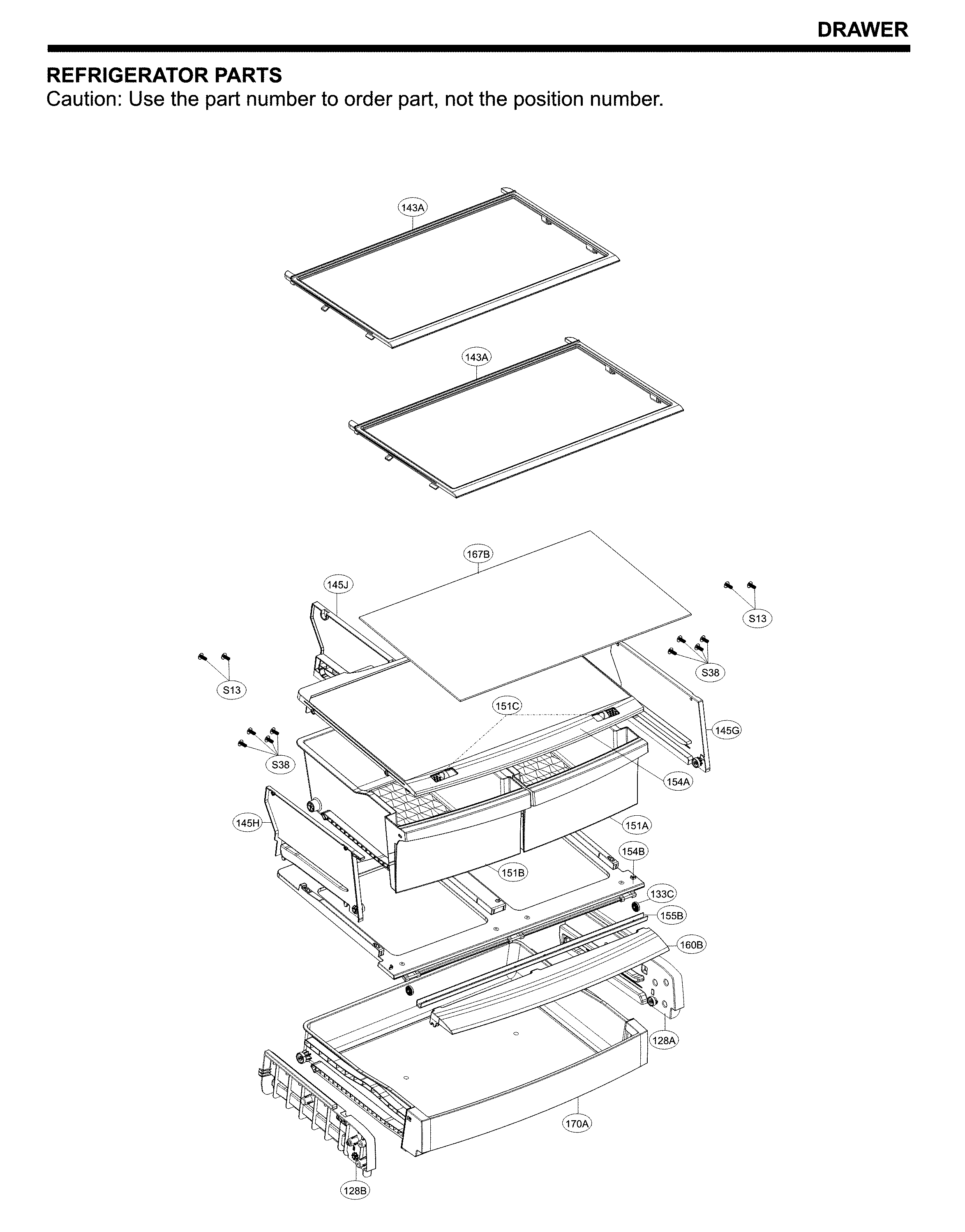 LG LDCS24223B/00 refrigerator parts diagram