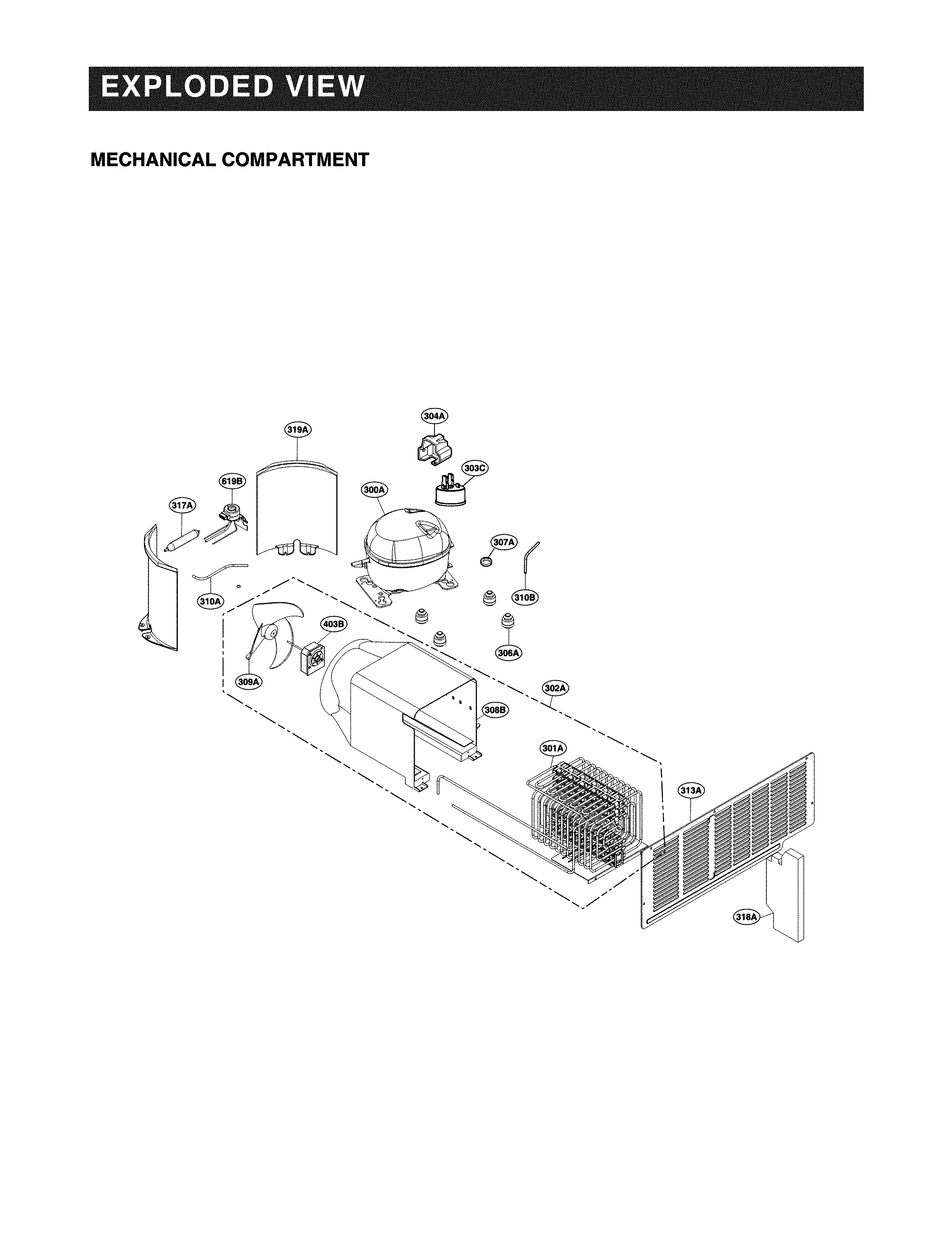 LG LSSB2696BD/00 mechanical parts diagram