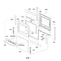 LG LRG3093SW/02 door parts diagram