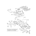 LG LRG3093SW/02 cooktop parts diagram