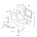 LG LRG3095SW/01 door parts diagram