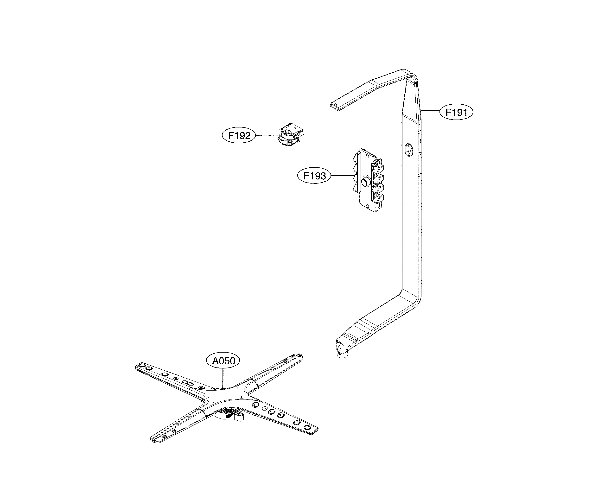 LG LDP6797ST/00 water guide parts diagram
