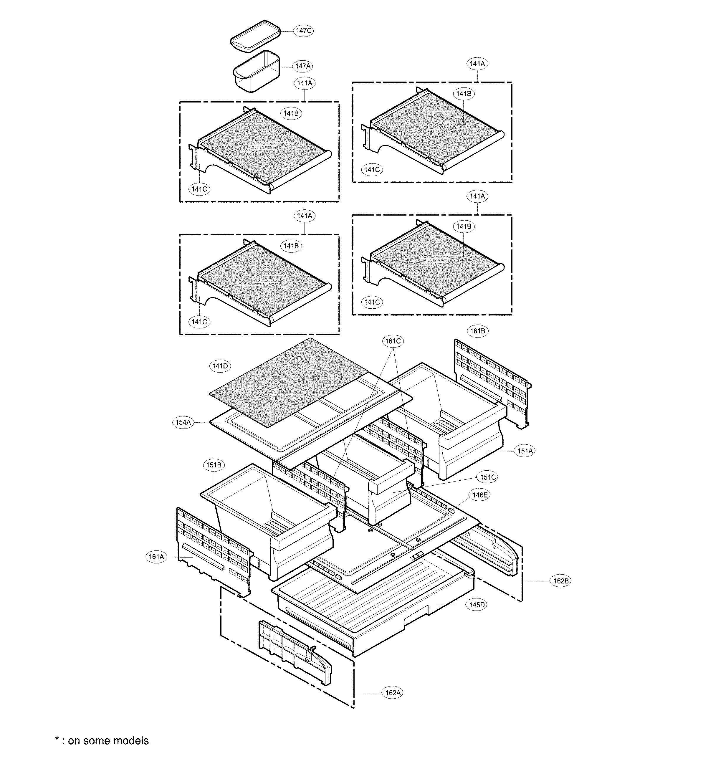 LG LFC25770SB/04 refrigerator parts diagram