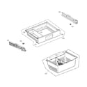 Kenmore Elite 79574013412 freezer parts diagram