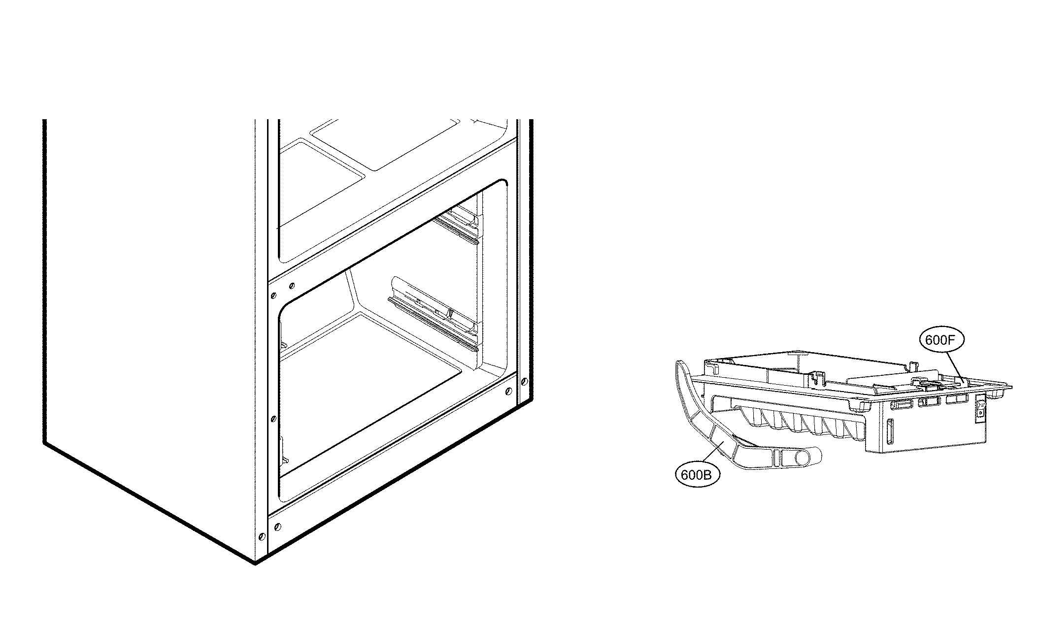 Kenmore Elite 79574013412 ice maker parts diagram