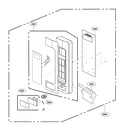 LG LCRT1513SW/00 control panel parts diagram